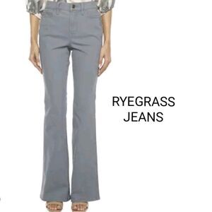 Ryegrass High-Waisted Semi-Flare grey Jeans size 4